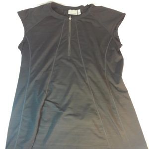Athleta Black Workout Shirt Size L Yoga